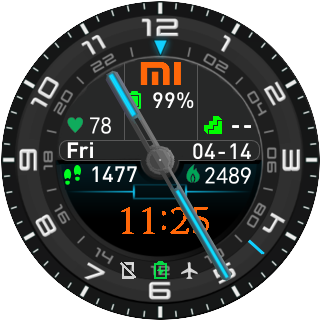 华米跃我Amazfit Pace, Stratos手表表盘