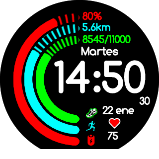 华米跃我Amazfit Pace, Stratos手表表盘