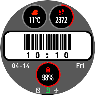 华米跃我Amazfit Pace, Stratos手表表盘