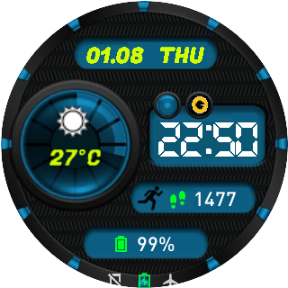 华米跃我Amazfit Pace, Stratos手表表盘