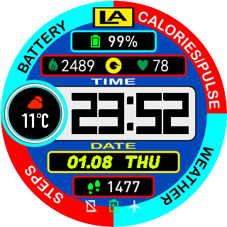 华米跃我Amazfit Pace, Stratos手表表盘