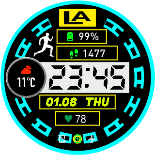 华米跃我Amazfit Pace, Stratos手表表盘