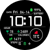 华米跃我Amazfit Pace, Stratos手表表盘