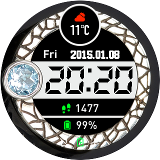 华米跃我Amazfit Pace, Stratos手表表盘