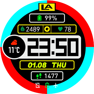 华米跃我Amazfit Pace, Stratos手表表盘