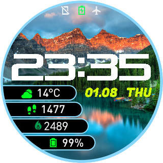 华米跃我Amazfit Pace, Stratos手表表盘