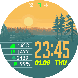 华米跃我Amazfit Pace, Stratos手表表盘