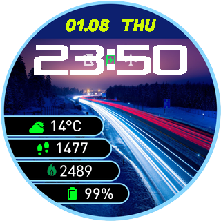 华米跃我Amazfit Pace, Stratos手表表盘