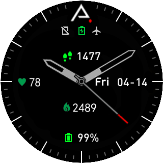 华米跃我Amazfit Pace, Stratos手表表盘