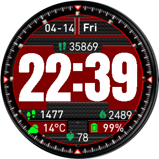 华米跃我Amazfit Pace, Stratos手表表盘