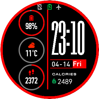 华米跃我Amazfit Pace, Stratos手表表盘