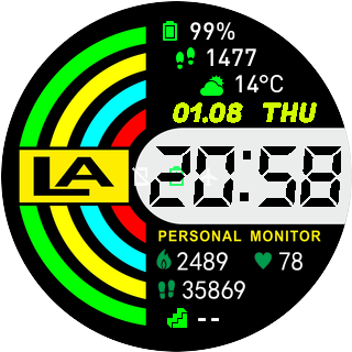 华米跃我Amazfit Pace, Stratos手表表盘
