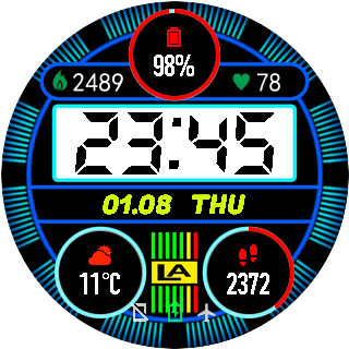 华米跃我Amazfit Pace, Stratos手表表盘