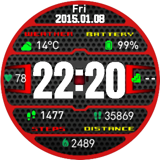 华米跃我Amazfit Pace, Stratos手表表盘