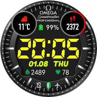 华米跃我Amazfit Pace, Stratos手表表盘