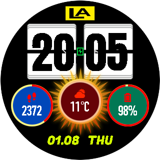 华米跃我Amazfit Pace, Stratos手表表盘