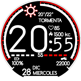 华米跃我Amazfit Pace, Stratos手表表盘