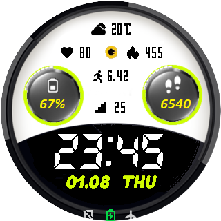 华米跃我Amazfit Pace, Stratos手表表盘