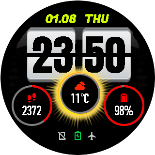 华米跃我Amazfit Pace, Stratos手表表盘