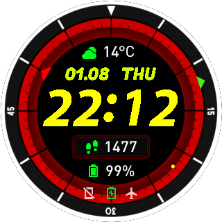 华米跃我Amazfit Pace, Stratos手表表盘