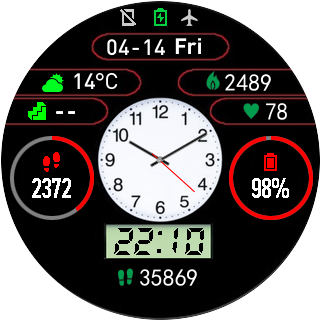 华米跃我Amazfit Pace, Stratos手表表盘