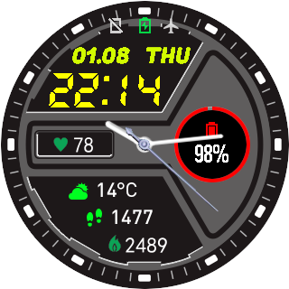 华米跃我Amazfit Pace, Stratos手表表盘