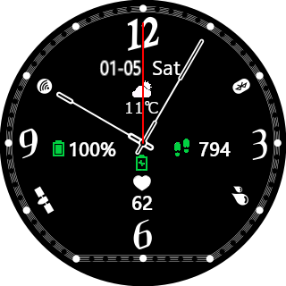 华米跃我Amazfit Pace, Stratos手表表盘