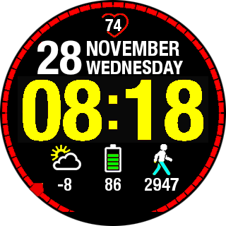华米跃我Amazfit Pace, Stratos手表表盘