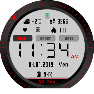 华米跃我Amazfit Pace, Stratos手表表盘