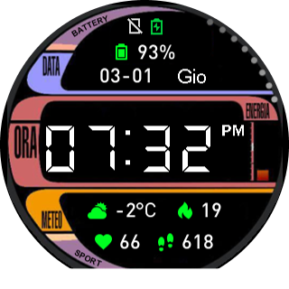 华米跃我Amazfit Pace, Stratos手表表盘