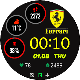 华米跃我Amazfit Pace, Stratos手表表盘