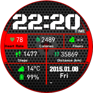 华米跃我Amazfit Pace, Stratos手表表盘