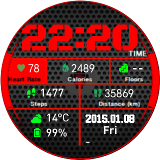 华米跃我Amazfit Pace, Stratos手表表盘