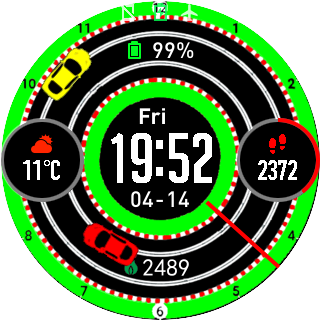 华米跃我Amazfit Pace, Stratos手表表盘