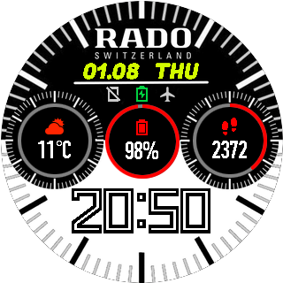 华米跃我Amazfit Pace, Stratos手表表盘