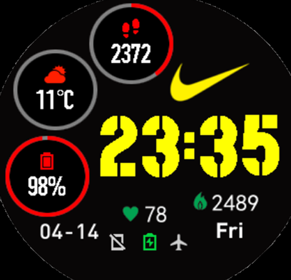 华米跃我Amazfit Pace, Stratos手表表盘