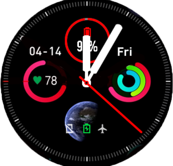 华米跃我Amazfit Pace, Stratos手表表盘