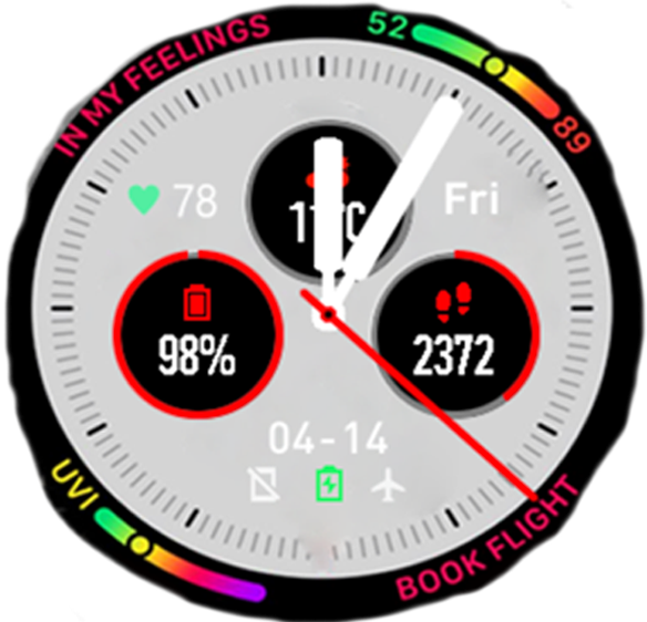 华米跃我Amazfit Pace, Stratos手表表盘