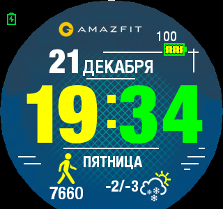 华米跃我Amazfit Pace, Stratos手表表盘