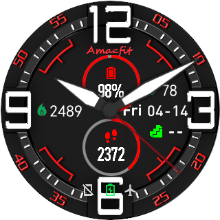 华米跃我Amazfit Pace, Stratos手表表盘