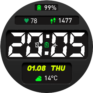 华米跃我Amazfit Pace, Stratos手表表盘