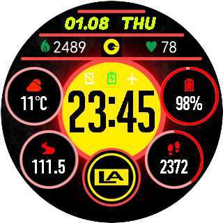 华米跃我Amazfit Pace, Stratos手表表盘