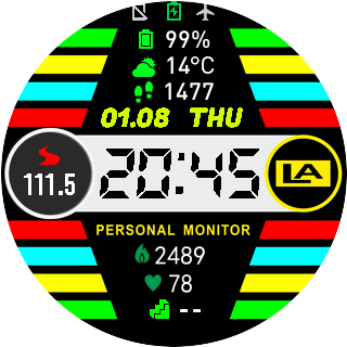 华米跃我Amazfit Pace, Stratos手表表盘