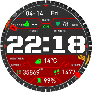 华米跃我Amazfit Pace, Stratos手表表盘