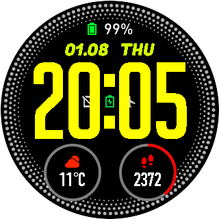 华米跃我Amazfit Pace, Stratos手表表盘
