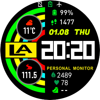 华米跃我Amazfit Pace, Stratos手表表盘
