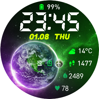 华米跃我Amazfit Pace, Stratos手表表盘