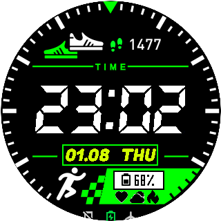 华米跃我Amazfit Pace, Stratos手表表盘
