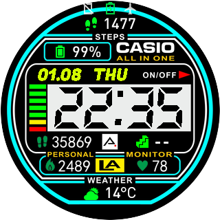 华米跃我Amazfit Pace, Stratos手表表盘