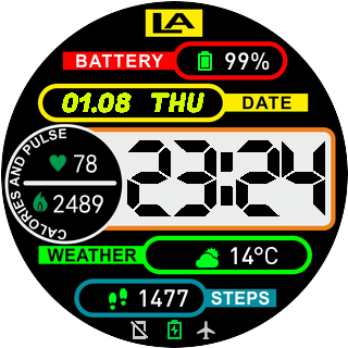 华米跃我Amazfit Pace, Stratos手表表盘